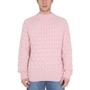 SEFR Men's Textured Knit Sweater Men PINK Sweaters & Cardigans